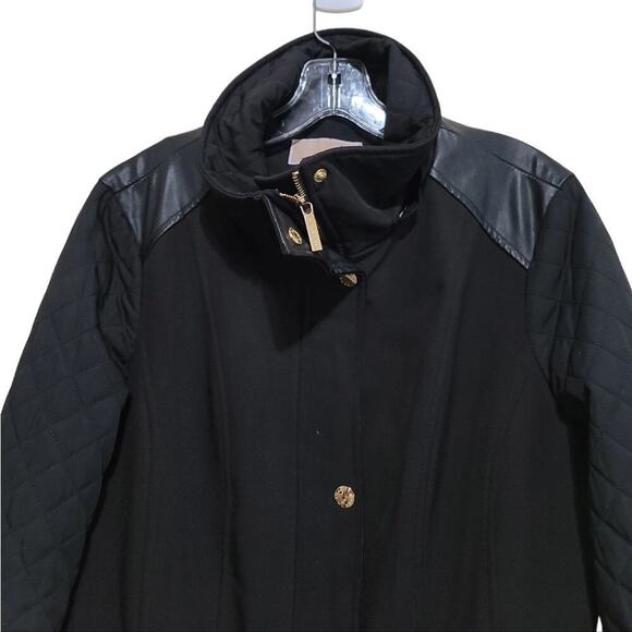 Michael Kors Women's Black Jacket Sz Petite Large - Picture 3 of 10